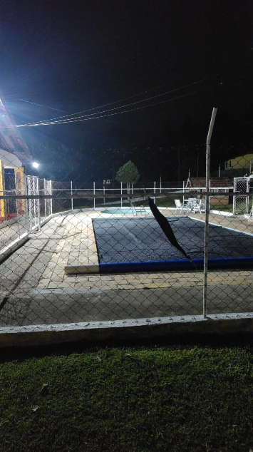 Área da piscina