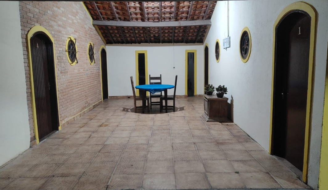 Pátio interno das suítes